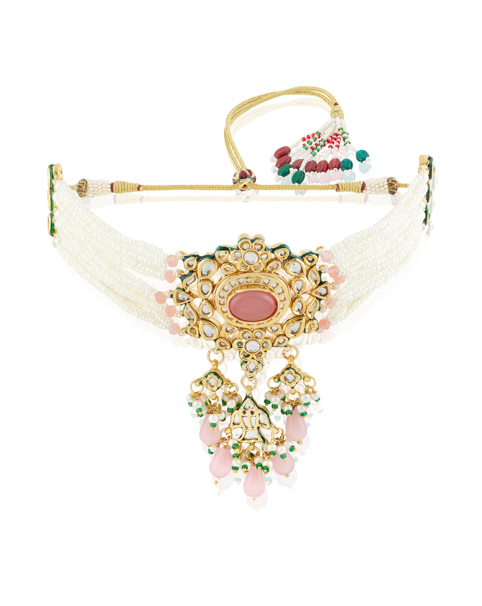 Oriana Kundan Choker Necklace Set