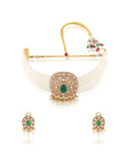 Rajiri Kundan Choker Necklace Set