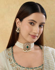 Rajiri Kundan Choker Necklace Set