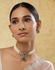 Svarika Kundan Choker Necklace Set