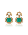 Emerald Kundan Gold Choker Necklace Set