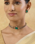 Meharya Kundan Choker Necklace Set