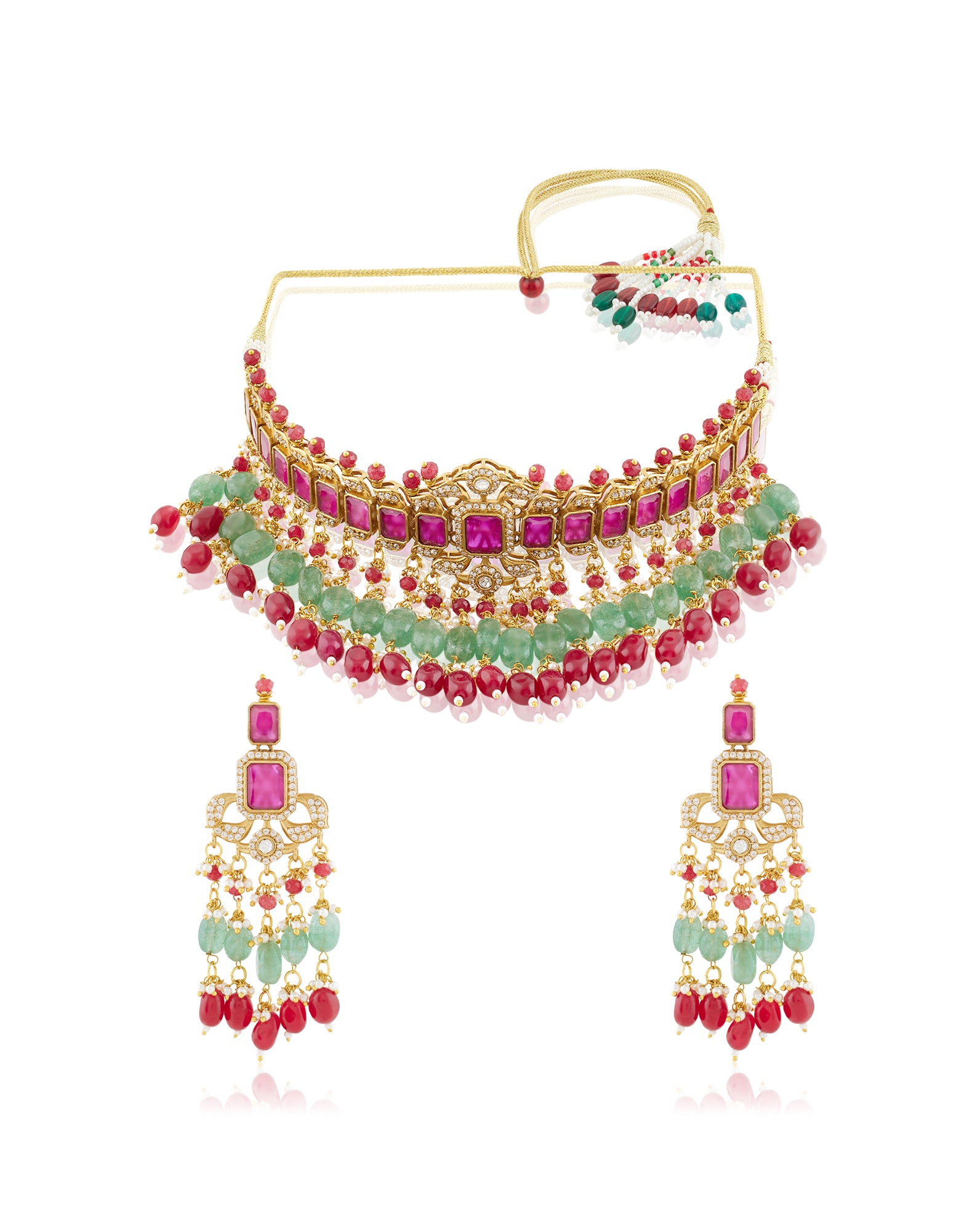 Meharya Kundan Necklace Set