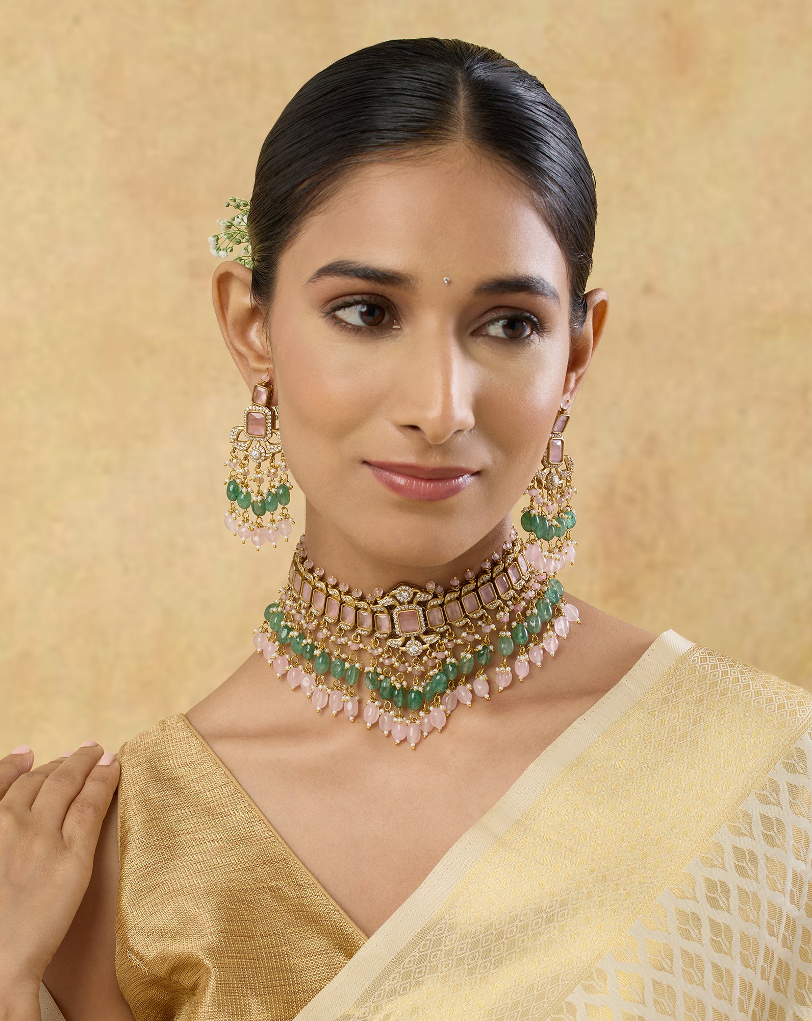 Kanira Kundan Necklace Set