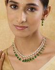 Yuvina Zircon Necklace Set