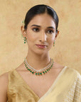 Yuvina Zircon Necklace Set