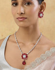 Divyra Zircon Necklace Set