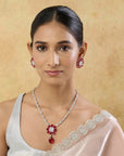 Divyra Zircon Necklace Set