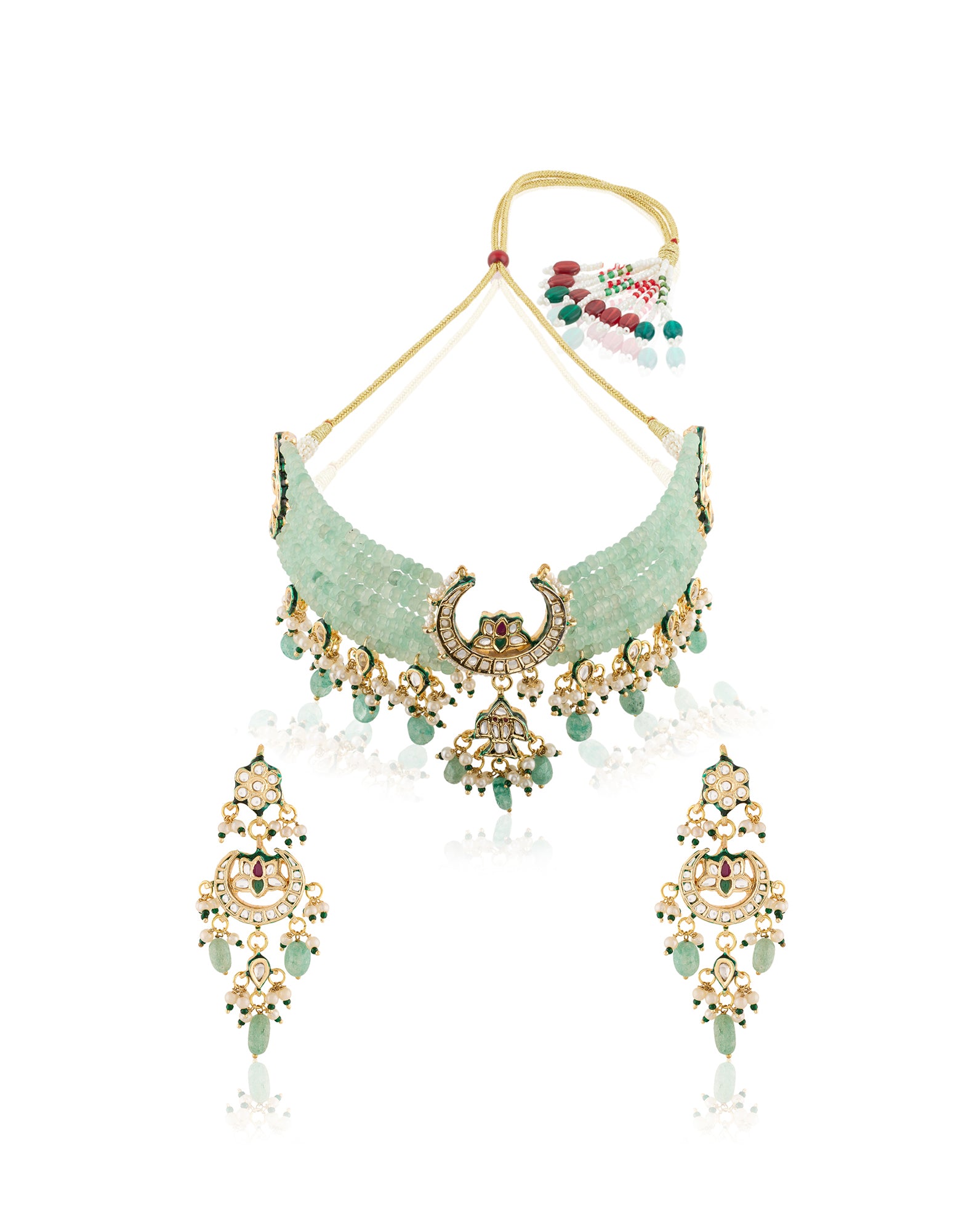 Shanaya Kundan Polki Necklace Set
