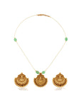 Pushpita Temple Necklace Set