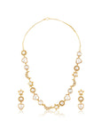 Moon Star Kundan Gold Necklace Set