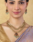 Sharvani Temple Necklace Set