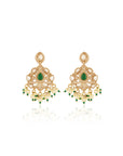 Festive Kundan Polki Gold Long Necklace Set