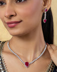 Orkideh Zircon Necklace Set