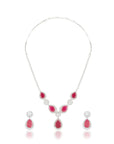 Nastaran Zircon Necklace Set