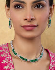 Golbarg Zircon Necklace Set
