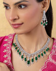 Lalezar Zircon Necklace Set