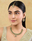 Meenira Kundan Polki Necklace Set