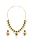 Meenira Kundan Polki Necklace Set