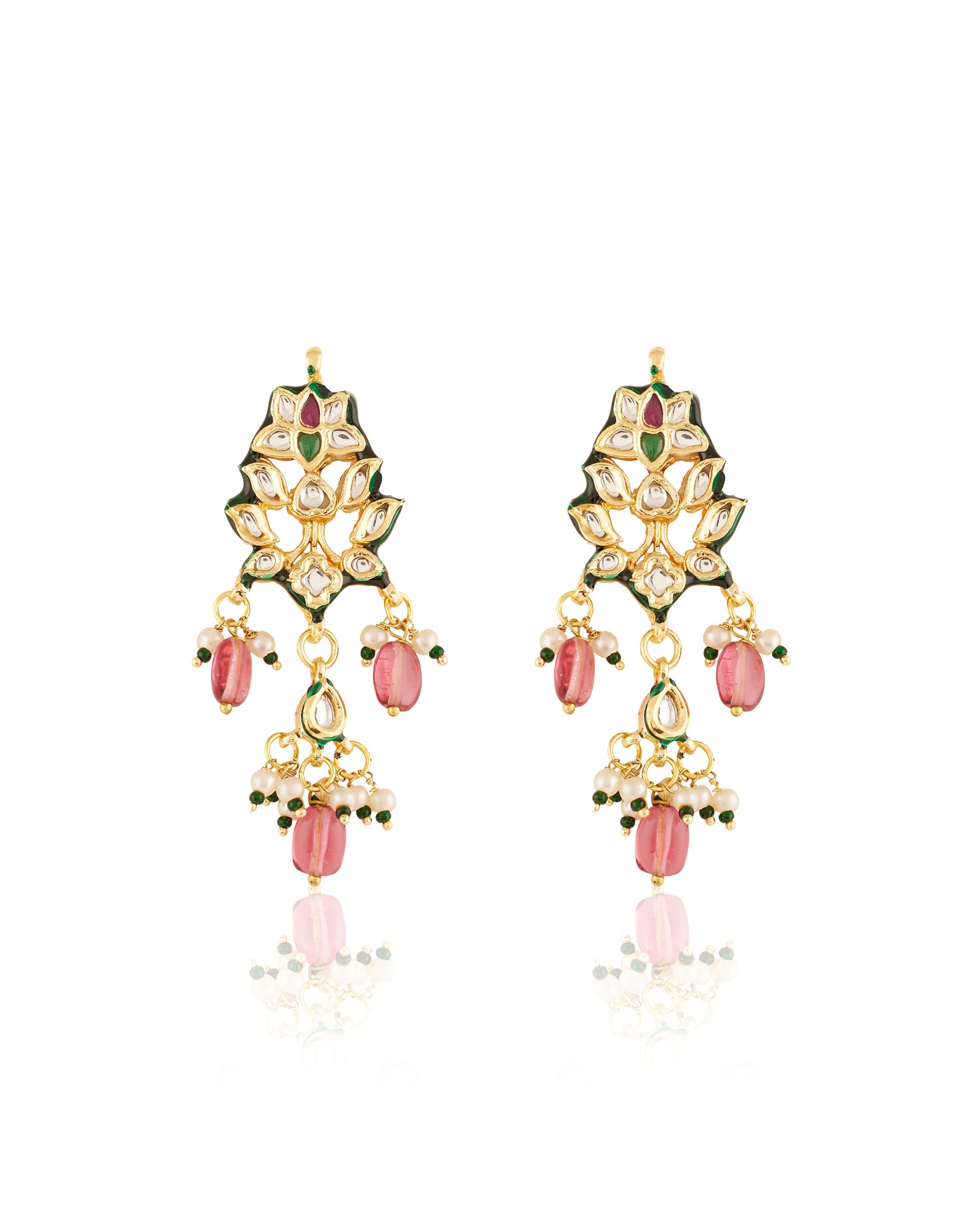 Jaliya Kundan Polki Necklace Set