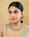 Tanzaa Kundan Polki Necklace Set