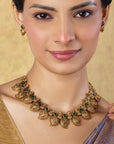 Ravika Temple Necklace Set