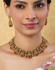 Pratee Temple Necklace Set