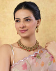 Pratee Temple Necklace Set