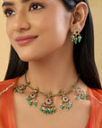 Badar Temple Necklace Set