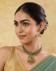 Ishvaara Temple Necklace Set