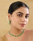 Vilasini Zircon Necklace Set
