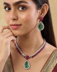 Elyra Kundan Necklace Set