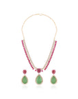 Elyra Kundan Necklace Set