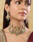 Nivane Kundan Necklace Set