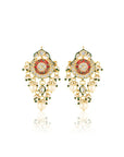 Kundan Mint & Pink Gold Necklace Set