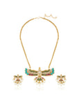 Ishrini Kundan Polki Necklace Set