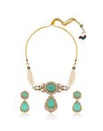 Melvisha Kundan Polki Necklace Set