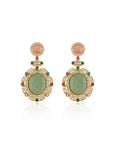 Multicolour Kundan Polki Gold Necklace Set