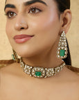 Prishani Kundan Polki Necklace Set