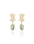 Mint Pink Kundan Polki Gold Necklace Set
