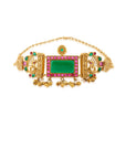 Sliva Temple Necklace Set