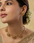 Moshya Temple Necklace Set
