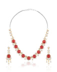 Ariba Zircon Necklace Set