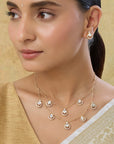 Tanika Kundan Polki Necklace Set