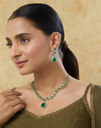 Ishleena Zircon Necklace Set