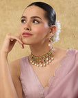 Navratnika Kundan Polki Necklace Set