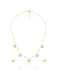 Kundan Charm Short Necklace Set