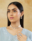 Geometric Gold Kundan Choker Set