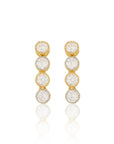 Zircon Tennis Gold Necklace Set