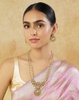 Statement Temple Gold Necklace Set